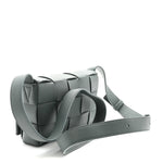 Lambskin Maxi Intrecciato Small Cassette Crossbody Bag Thunder