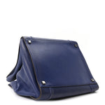 Grained Calfskin Medium Phantom Luggage Indigo