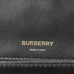 Patent Quilted Horseferry Print Lola Bum Bag Black