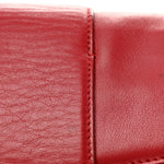 Calfskin Gancini Chain Shoulder Bag Red