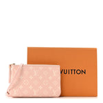Empreinte Monogram Double Zip Pochette Rose