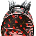 Monogram Jungle Dots Palm Springs Backpack PM Sugar Pink Poppy