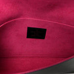 Epi Pochette Felicie Black Hot Pink