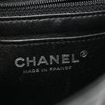 Lambskin Quilted Mini Square Flap Black