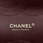 Lambskin Quilted Jumbo Double Flap Black