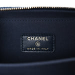 Printed Denim CC Camera Case Blue