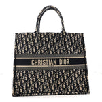 Oblique Large Book Tote Blue Multicolor