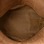 Caviar Square Stitched Bowler Beige