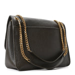 Grained Lambskin Monogram Large Niki Chain Satchel Light Musk