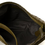 Nappa Intrecciato Crossbody Olive