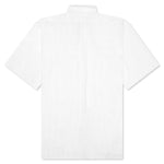 Cotton Voile Shirt With Stripes - White