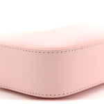 Dollar Calfskin Enamel Super Mini GG Marmont Chain Shoulder Bag Light Pink Blue