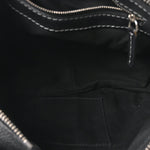 Calfskin Small Paddington Satchel Black