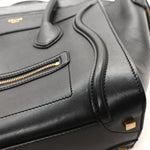 Smooth Calfskin Mini Luggage Black