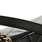 Lambskin Quilted Mini Flap Black