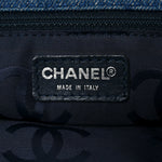 Denim Large CC Tote Dark Navy Blue