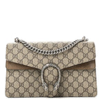 GG Supreme Monogram Small Dionysus Shoulder Bag Taupe