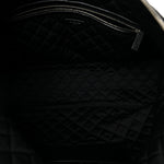 Calfskin Quilted ES Giant Travel Bag Black