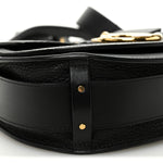 Grained Calfskin Large Tess Bag Black