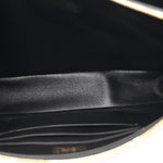 Natural Smooth Calfskin Rodeo Sling Pochette Black