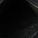 Grained Calfskin Large Slouchy Banana Bag Black