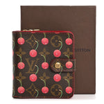 Monogram Cerises Compact Zippe Wallet