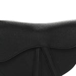 Grained Calfskin Saddle Bag Black