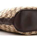 Monogram Braided Shoulder Bag Brown