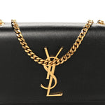 Grain De Poudre Small Monogram Kate Satchel Black
