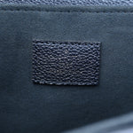 Metallic Empreinte Monogram Giant Pochette Metis Navy Nacre