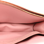 Monogram Flore Chain Wallet Rose Ballerine