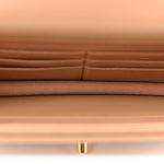 Calfskin Quilted Perfect Fit Wallet On Chain WOC Beige