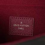 Monogram Pochette Felicie Chain Wallet Fuchsia