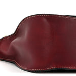 Calfskin Medium Marcie Satchel Stormy Red