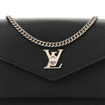 Soft Calfskin My Lockme Chain Pochette Black