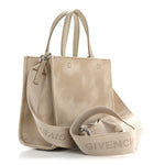 Tie Dye Canvas Mini G Shopping Tote Beige