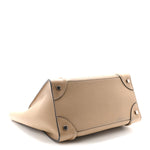 Drummed Calfskin Mini Luggage Dune