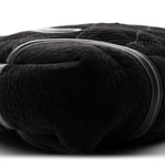Microsuede Quilted Rodeo Drive Hobo Black