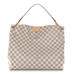 Damier Azur Graceful MM Rose Ballerine