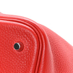 Taurillon Clemence Picotin Lock 22 MM Rouge Tomate