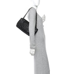 Lambskin Pearl Obsession Flap Black