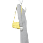 Nappa Maxi Intreccio Padded Cassette Crossbody Bag Sherbert