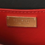Calfskin Cosmo T Lock Chain Bag Red