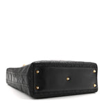 Lambskin Cannage Large Lady Dior Black