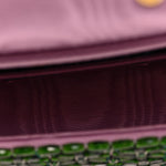 Fabric Crystal Embroidered Vlogo Small Loco Shoulder Bag Multicolor