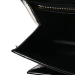 Epi Pochette Sellier Dragonne Clutch Black