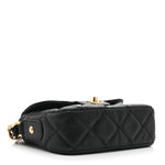 Caviar Quilted Mini Chain Flap Black