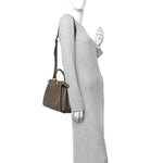 Vitello Tahiti Burro Bi-Color Medium Peekaboo Iconic Essentially Satchel Maya Camelia Confetto