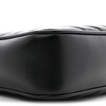 Calfskin Matelasse Monogram Monochrome Lou Camera Bag Black