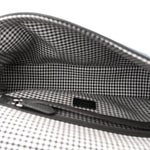 Wool Vitello King Houndstooth FF Embroidered Baguette Grigio Anthracite
